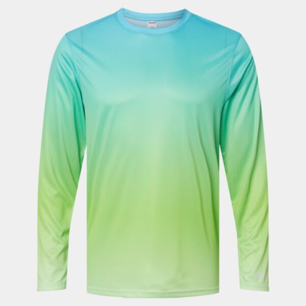 Unisex Barbados Performance Pin Dot Long Sleeve T-Shirt Thumbnail