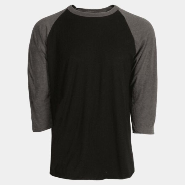 Unisex Fine Jersey Raglan T-Shirt Thumbnail