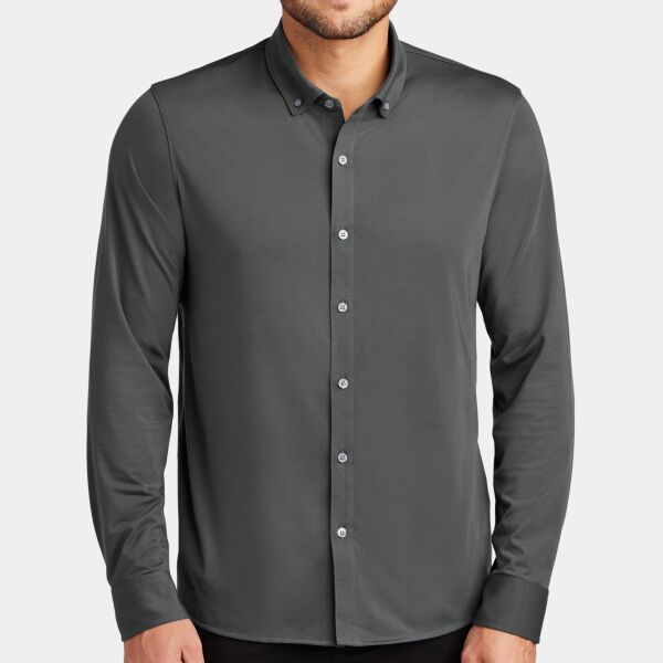 Stretch Jersey Long Sleeve Shirt Thumbnail