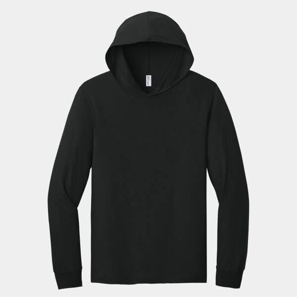 Classics Unisex Cotton Long Sleeve Hooded T Shirt Thumbnail