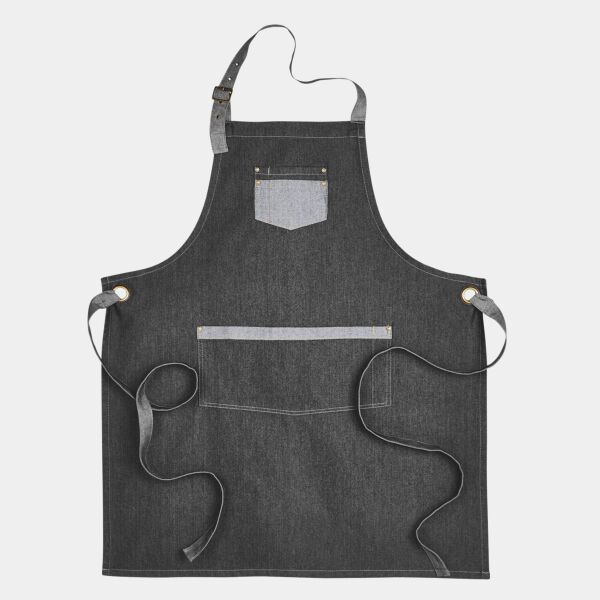 Domain Contrast Denim Bib Apron Thumbnail