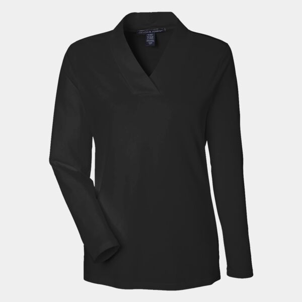 Women's Raleigh Shawl Collar Knit Top Thumbnail