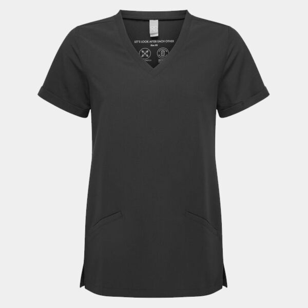 Women's Invincible V-Neck Stretch Scrub Top Thumbnail