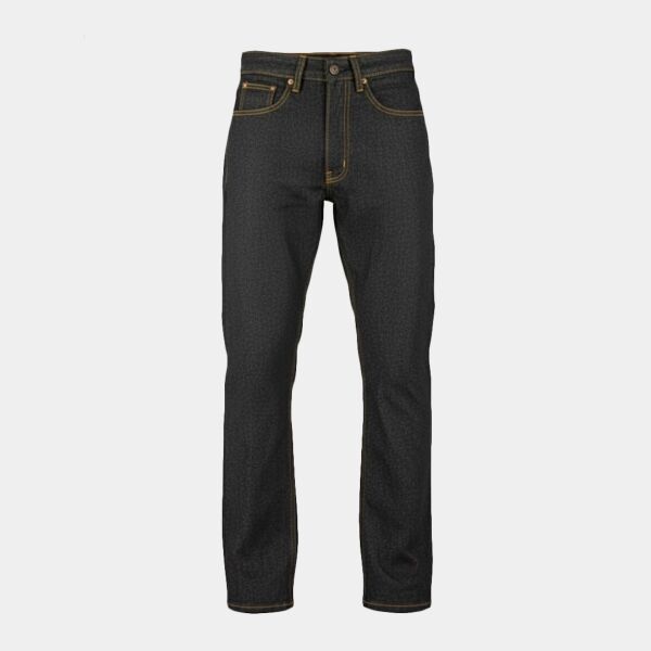 Unisex Raw Denim Straight-Leg Jean Pants Thumbnail
