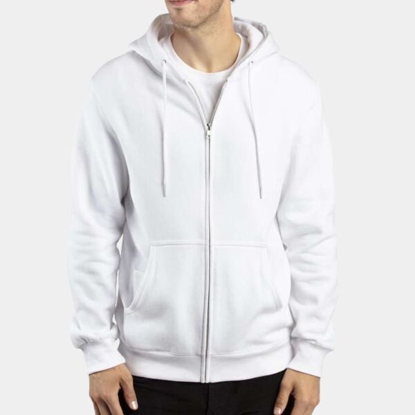 Unisex Fleece Full-Zip Hooded Sweatshirt Thumbnail