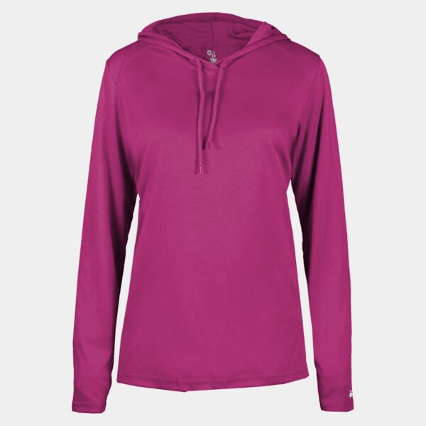 Women's B-Core Long Sleeve Hooded T-Shirt Thumbnail