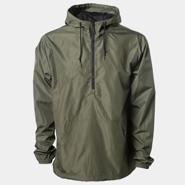 Unisex Lightweight Quarter-Zip Windbreaker Pullover Jacket Thumbnail