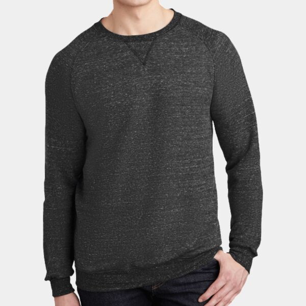 Unisex Snow Heather French Terry Crewneck Sweatshirt Thumbnail