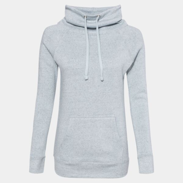Women’s Space-Dyed Cowl Neck Sweatshirt Thumbnail