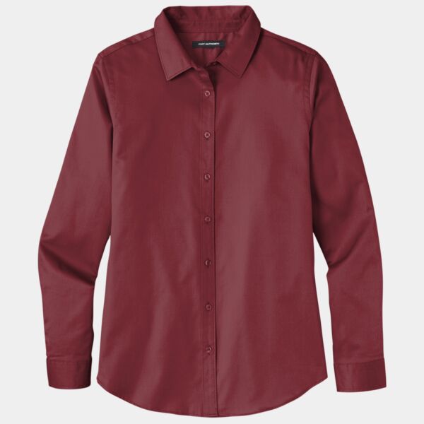 Women's Long Sleeve SuperPro React Twill Shirt Thumbnail