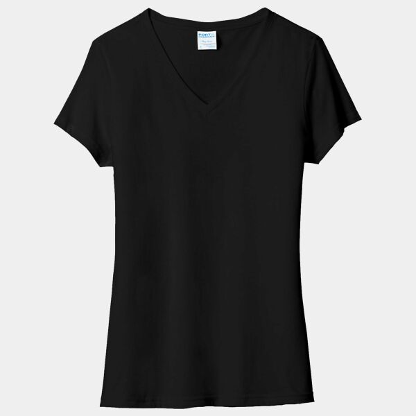 Women's Tri Blend V Neck Tee Thumbnail