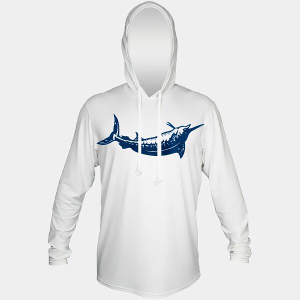 Marlin Custom Backs Anetik Pro Tech Hooded Long Sleeve T-Shirt Thumbnail
