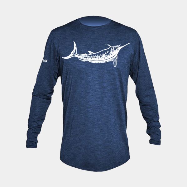 White Custom Back Anetik Low Pro Tech Long Sleeve T-Shirt Thumbnail